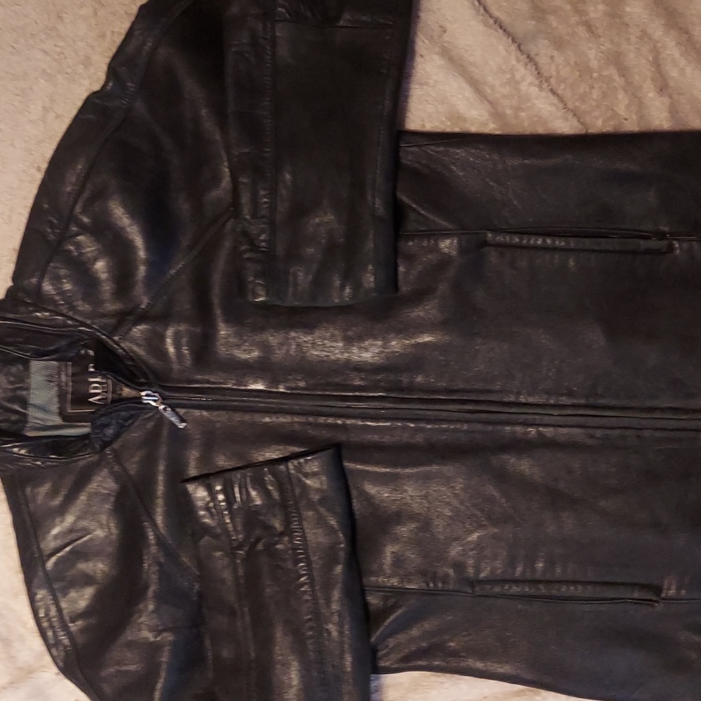 COPY - Insane vintage leather jacket. N.Z. LAMB LEATHER. By Adler collec…